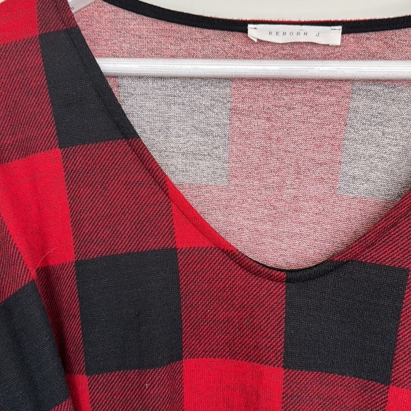 Buffalo check knit dress - Picture 2 of 5